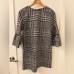 ZARA Tweed Printed Dress